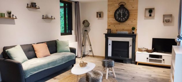 Maison avec bain nordique et étang privé